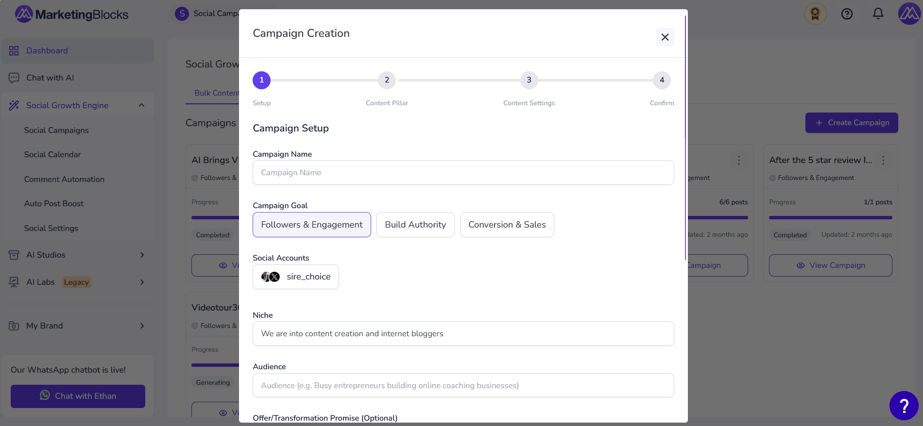Marketingblocks Marketingblocks screenshot 1
