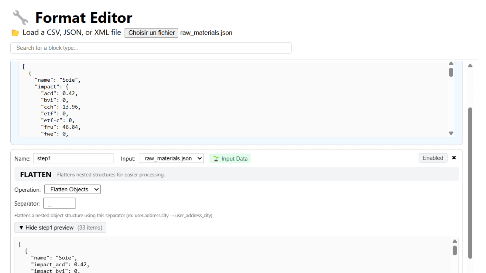 Format Editor Format Editor screenshot 1