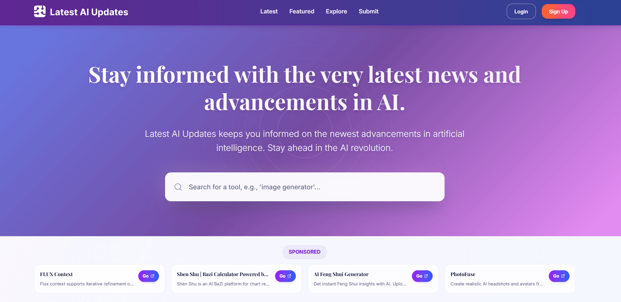 Latest AI Updates Latest AI Updates screenshot 1