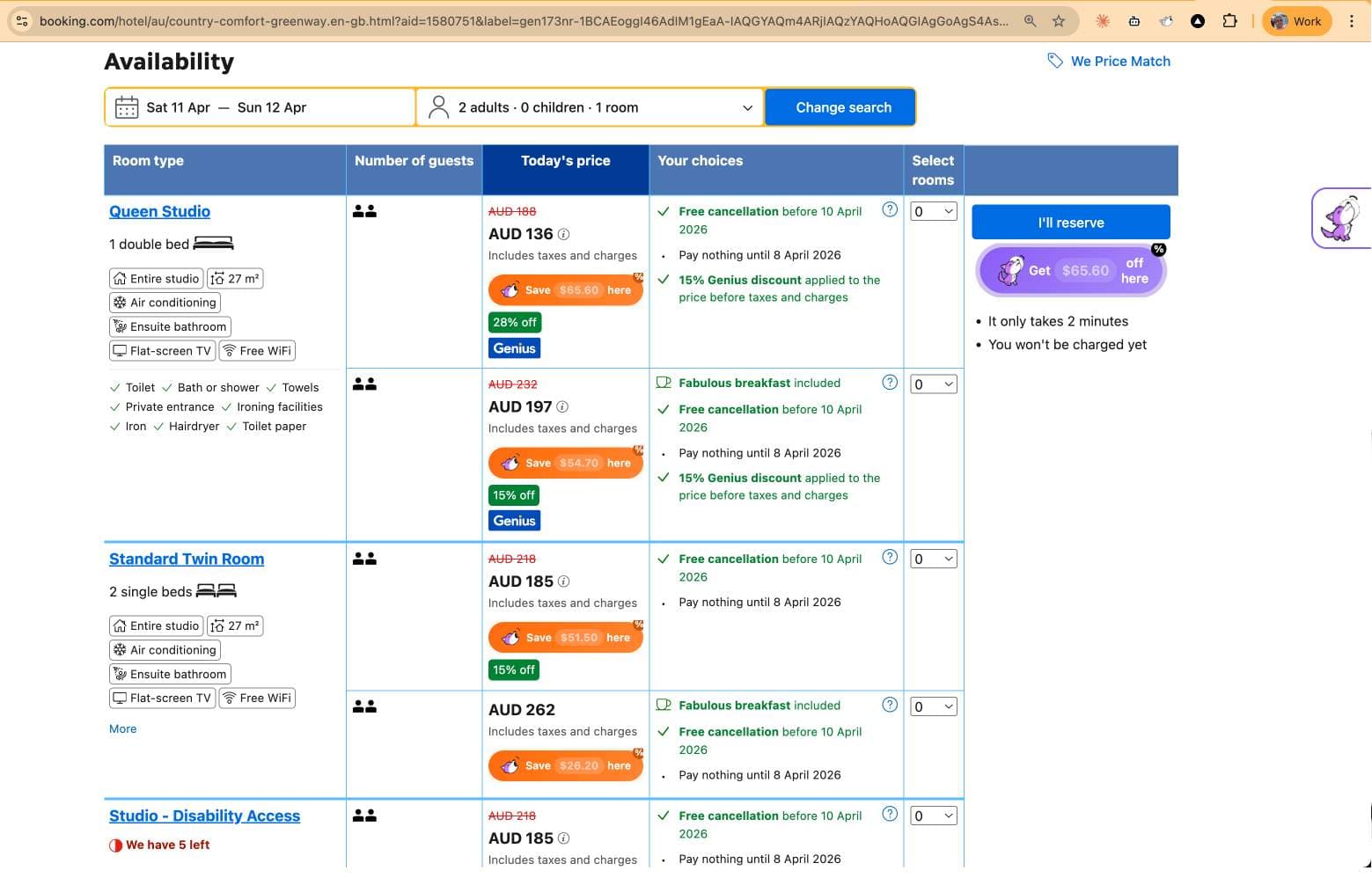 Booking Wolf Booking Wolf screenshot 1