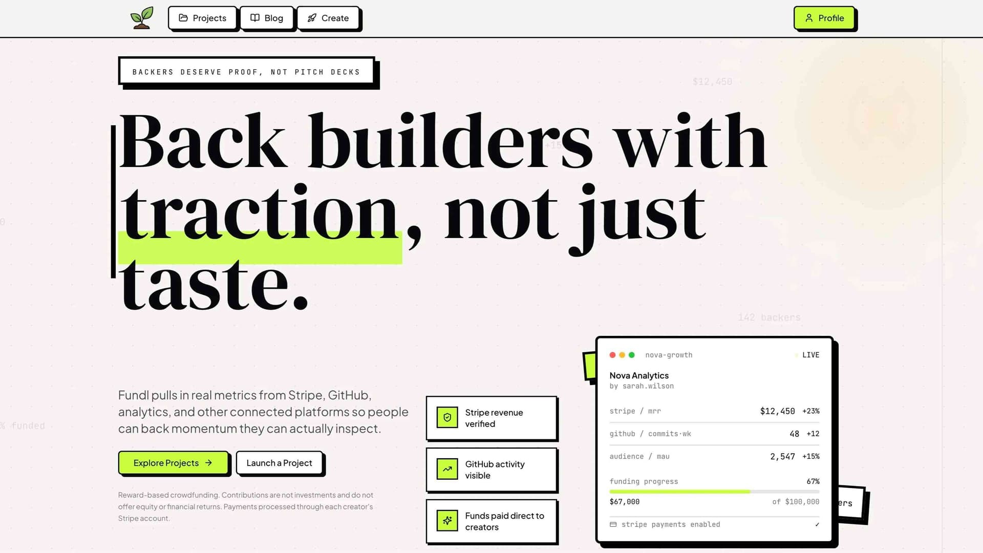 Fundl Fundl screenshot 1
