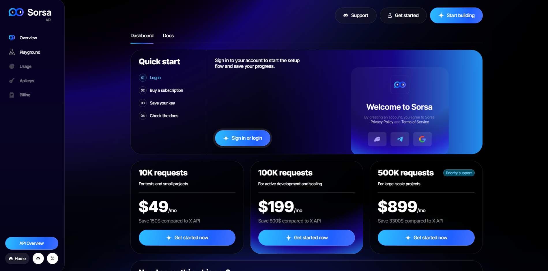 Sorsa API Sorsa API screenshot 1