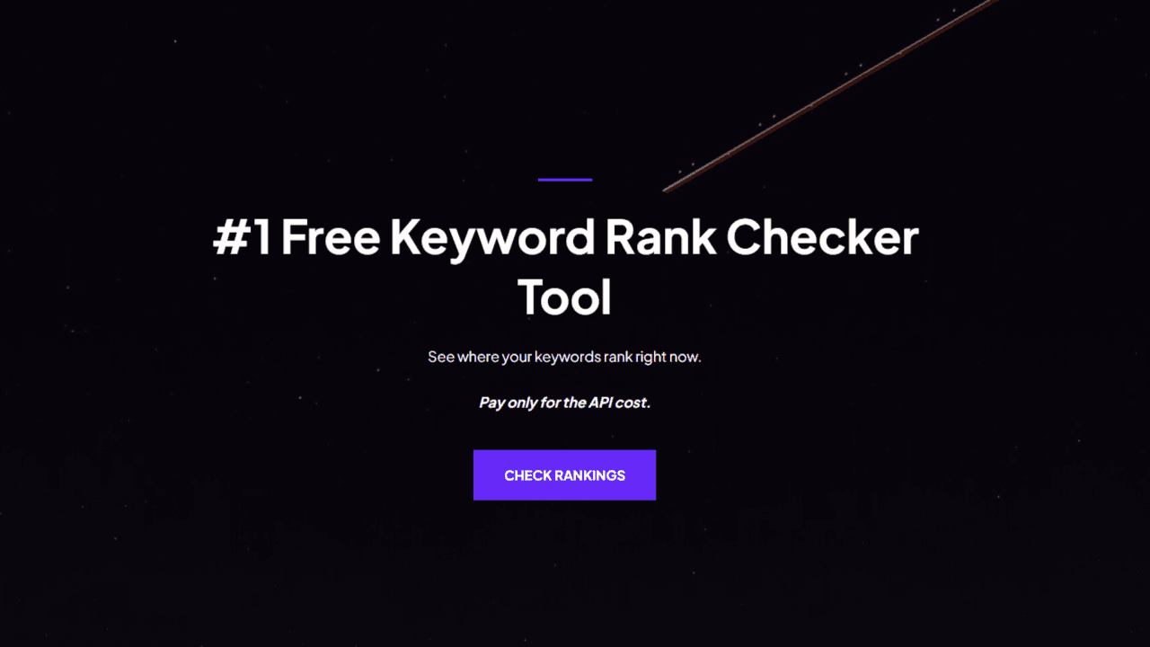 Keyword Rank Checker Keyword Rank Checker screenshot 1