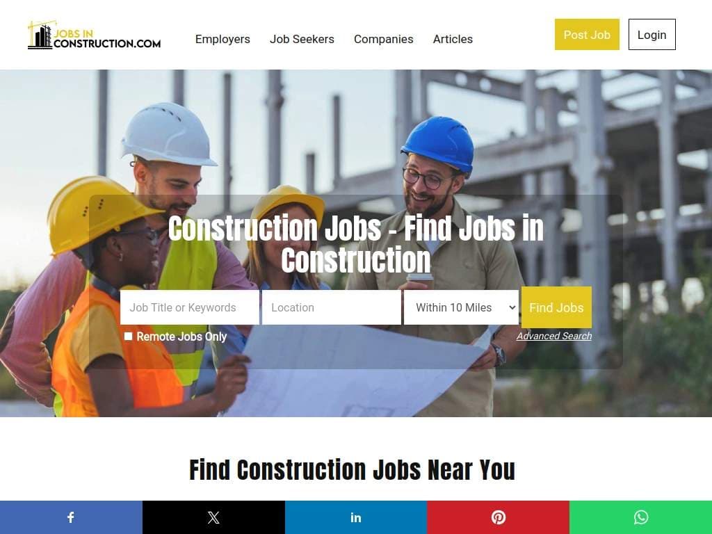 JobsInConstruction JobsInConstruction screenshot 1
