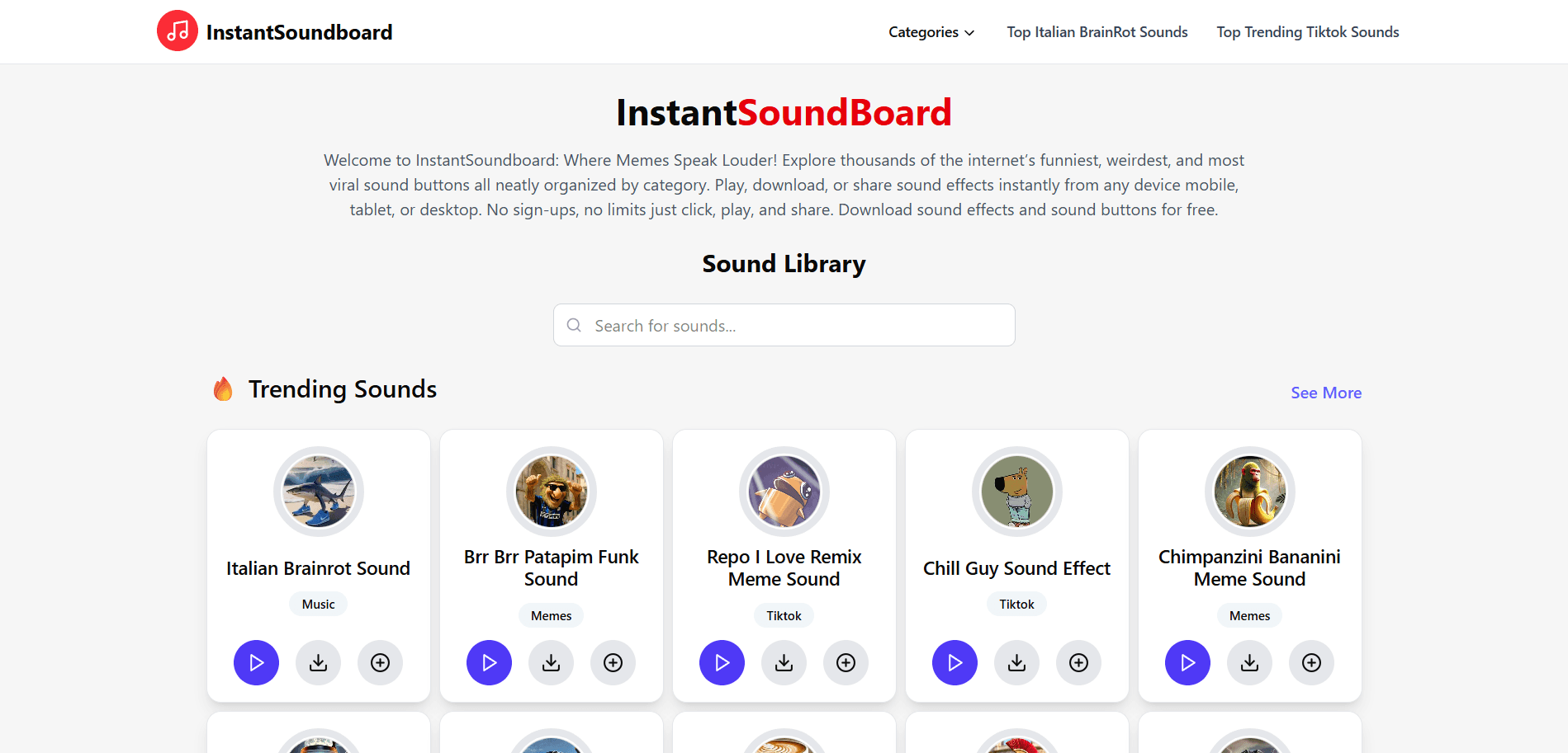 InstantSoundButton InstantSoundButton screenshot 1