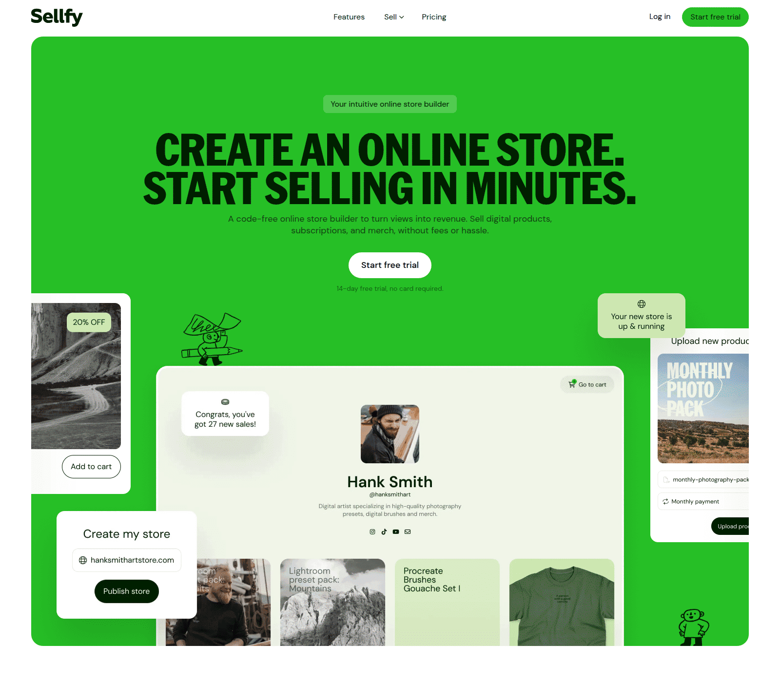 Sellfy Sellfy screenshot 1