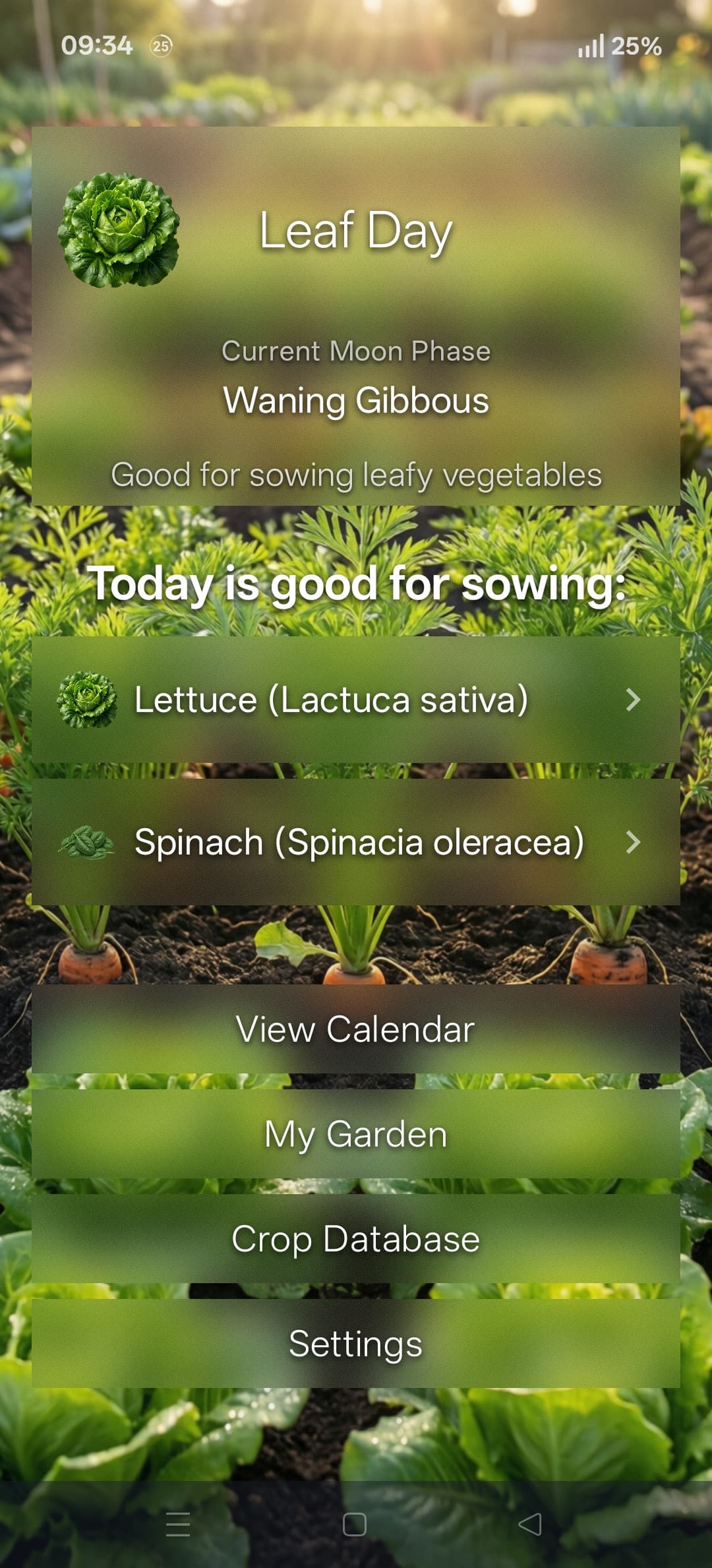 Biocosmic: Biodynamic Calendar Biocosmic: Biodynamic Calendar screenshot 1