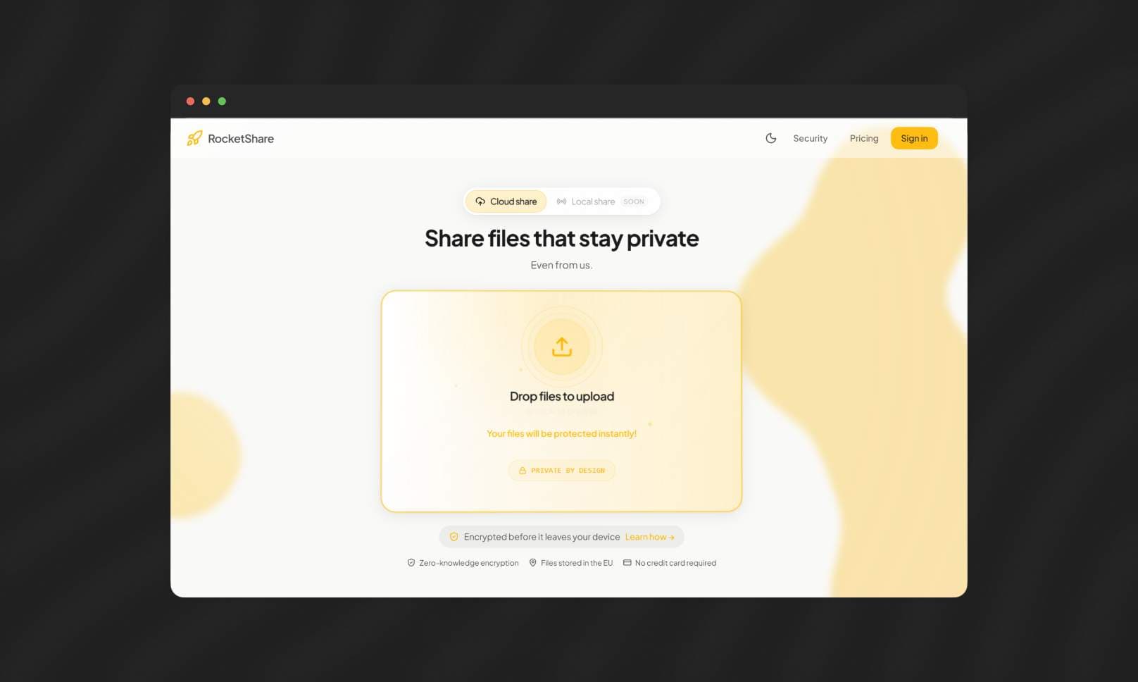 RocketShare RocketShare screenshot 1