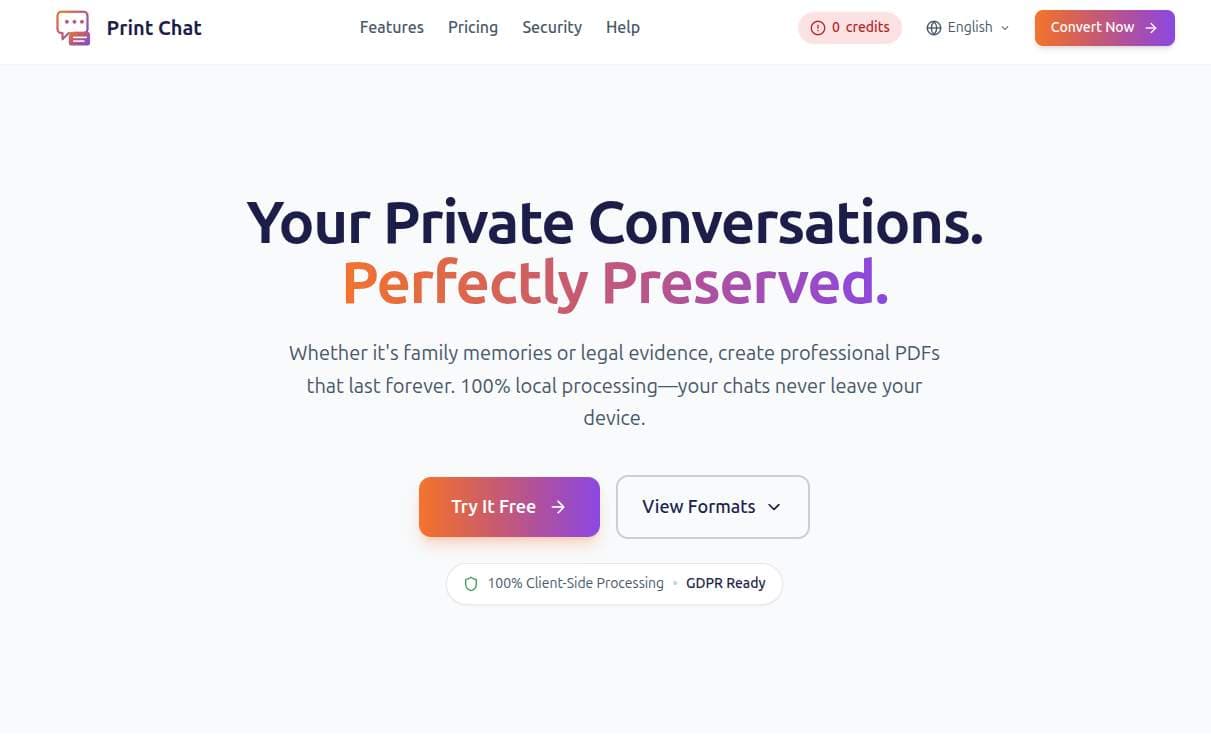 Print Chat Print Chat screenshot 1