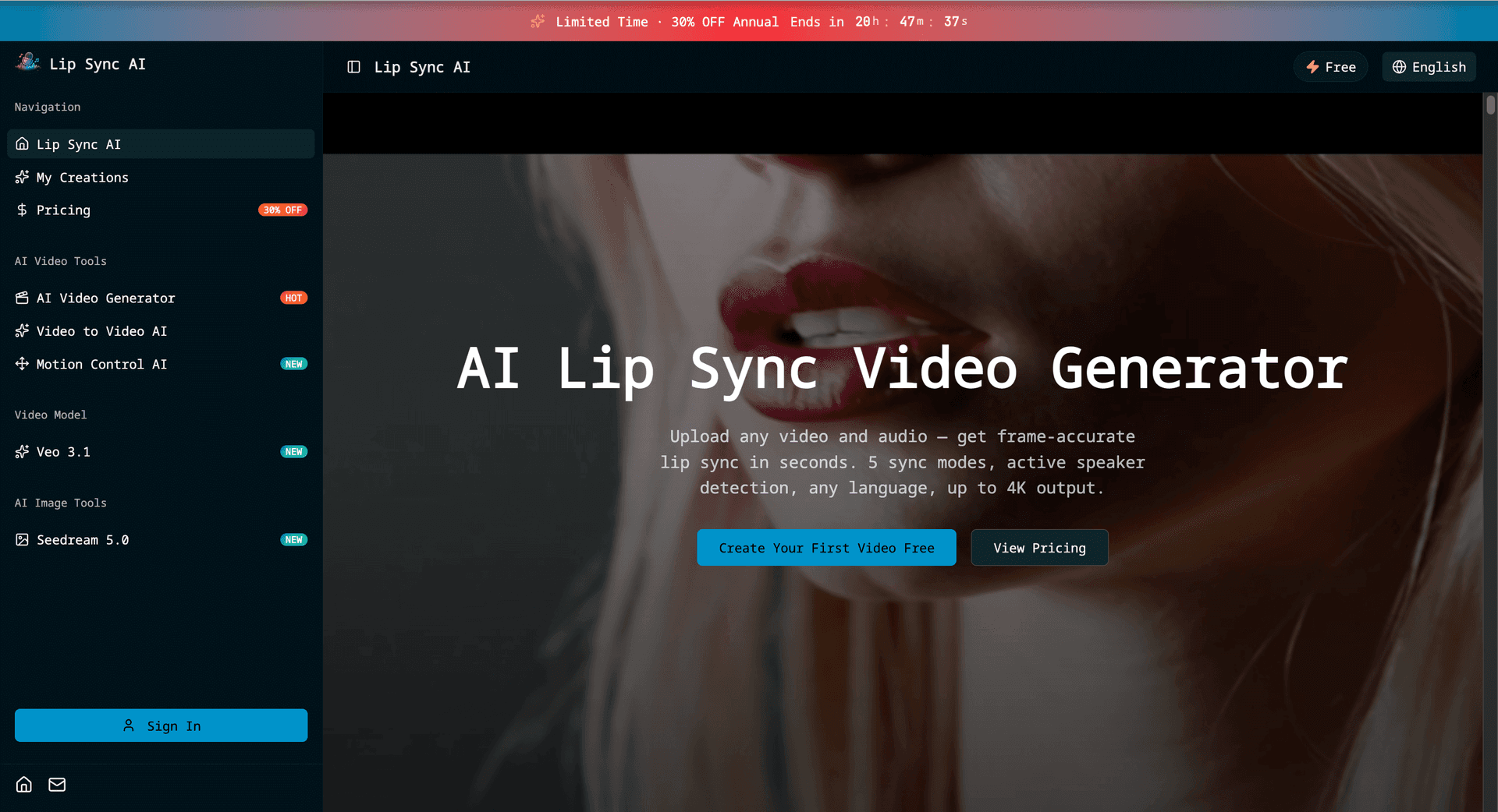 Lip Sync AI Lip Sync AI screenshot 1