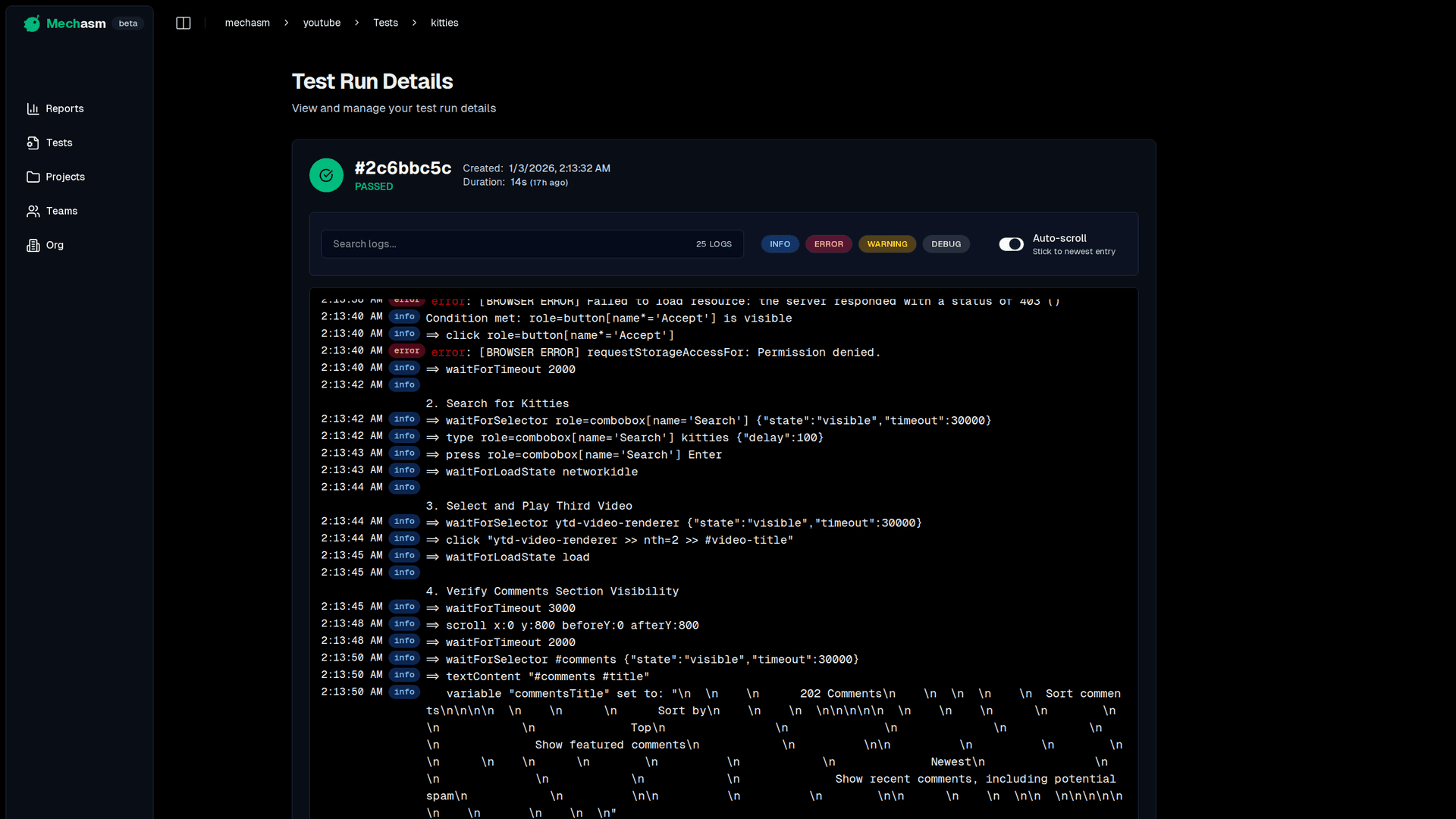 Mechasm.ai Mechasm.ai screenshot 1
