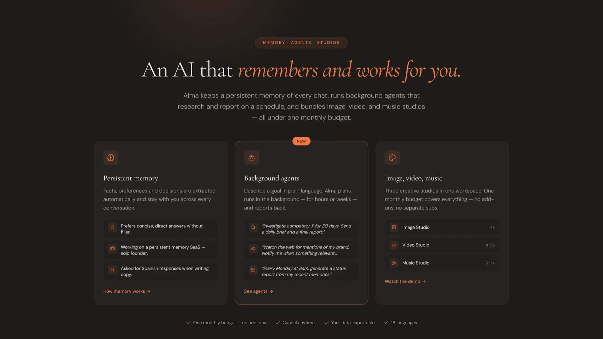 Alma by Olivares AI Alma by Olivares AI screenshot 1