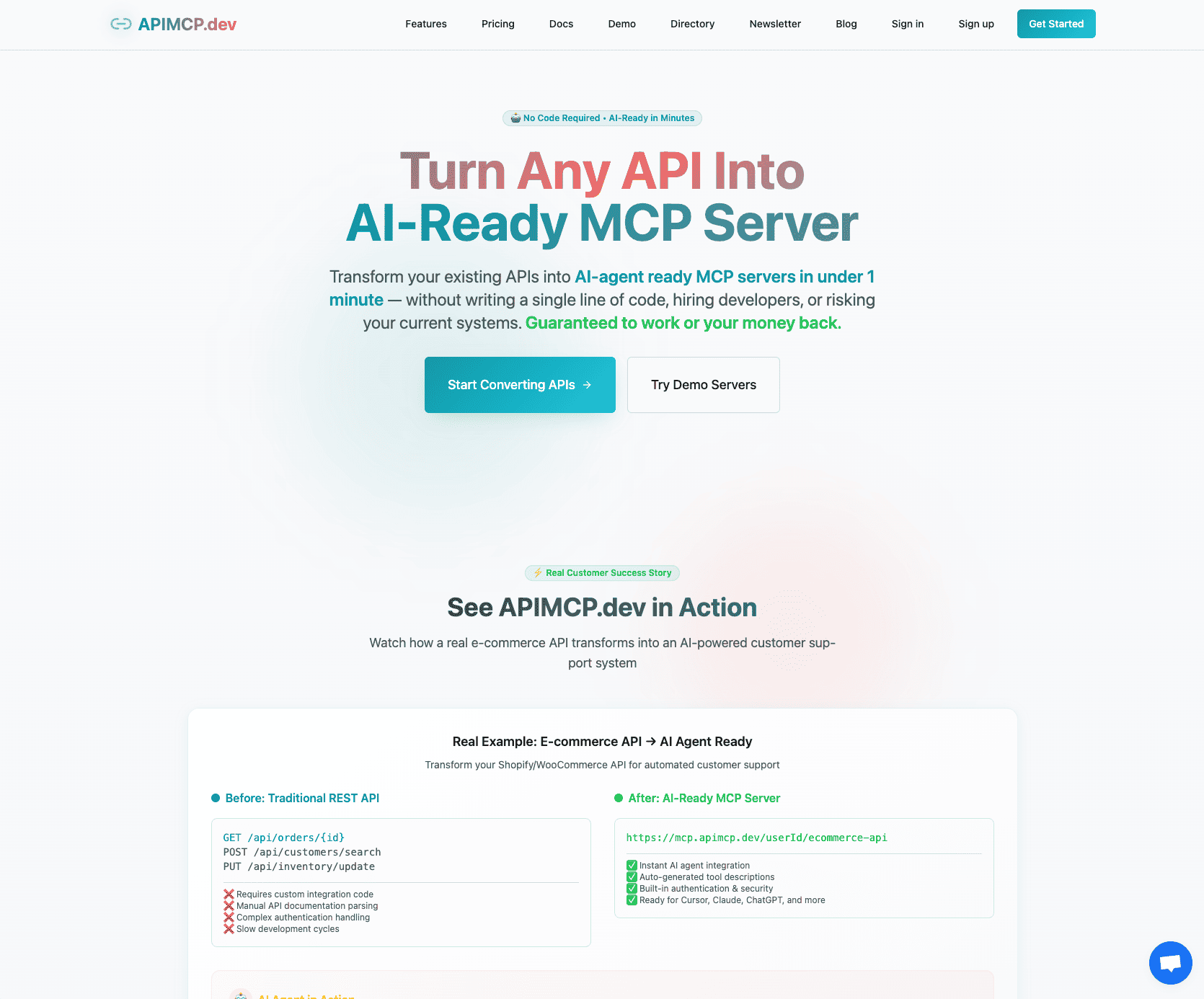 APIMCP.dev APIMCP.dev screenshot 1