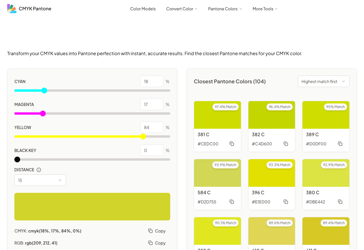 CMYK Pantone CMYK Pantone screenshot 1