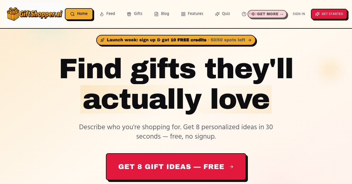 GiftShopper.ai GiftShopper.ai screenshot 1