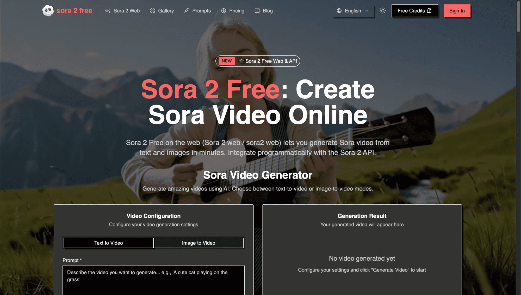 sora 2 web sora 2 web screenshot 1