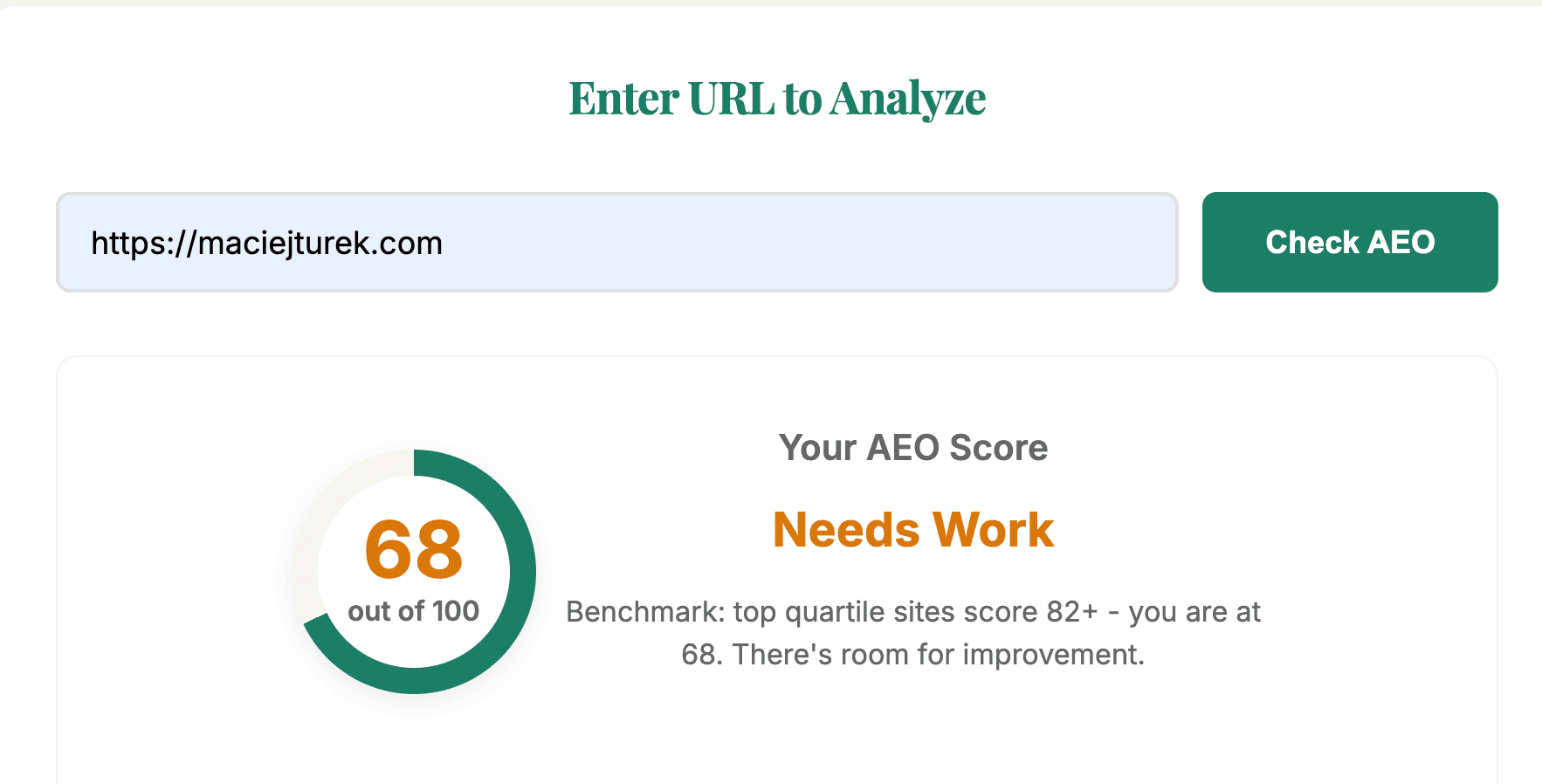 AEO lite AEO lite screenshot 1