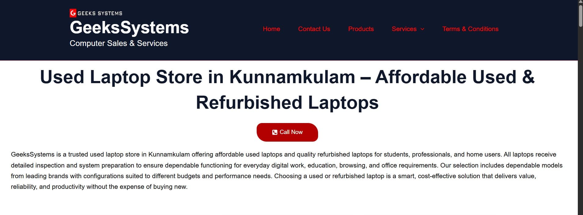 Used Laptop Used Laptop screenshot 1