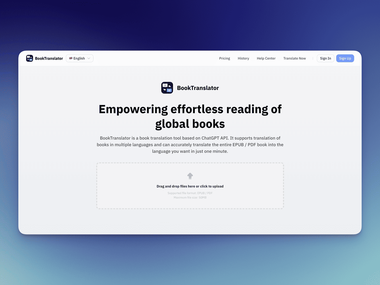 BookTranslator BookTranslator screenshot 1